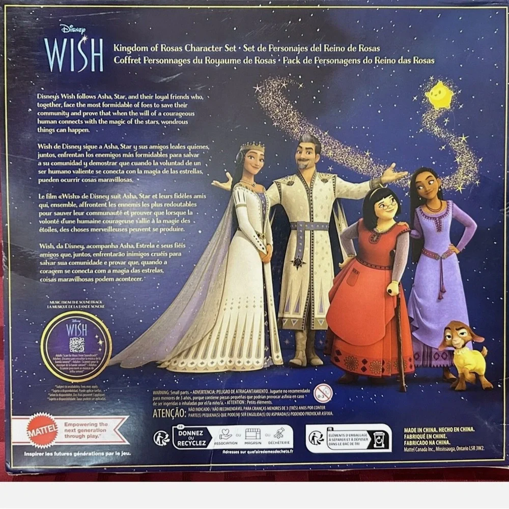 Disney Wish “Kingdom of Roses Character -  10 Piece Play-set Action Figures
